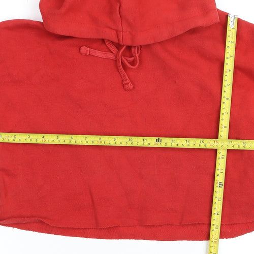 Tally Weijl Womens Red Cropped Pullover Hoodie Size M