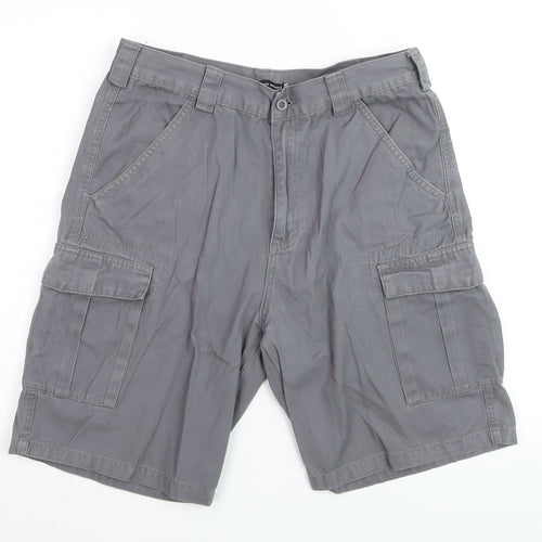 Fashion Union Men Grey Size 32 Cargo Shorts Cotton Casual