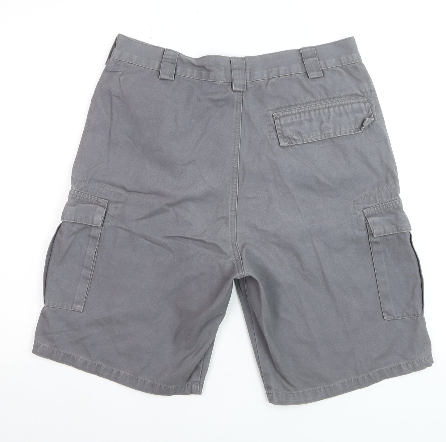 Fashion Union Men Grey Size 32 Cargo Shorts Cotton Casual