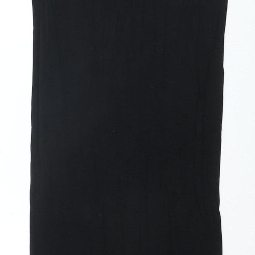 New Look Women Black Size 10 Long Stretch Pencil Skirt