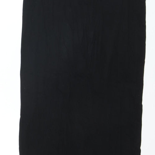 New Look Women Black Size 10 Long Stretch Pencil Skirt