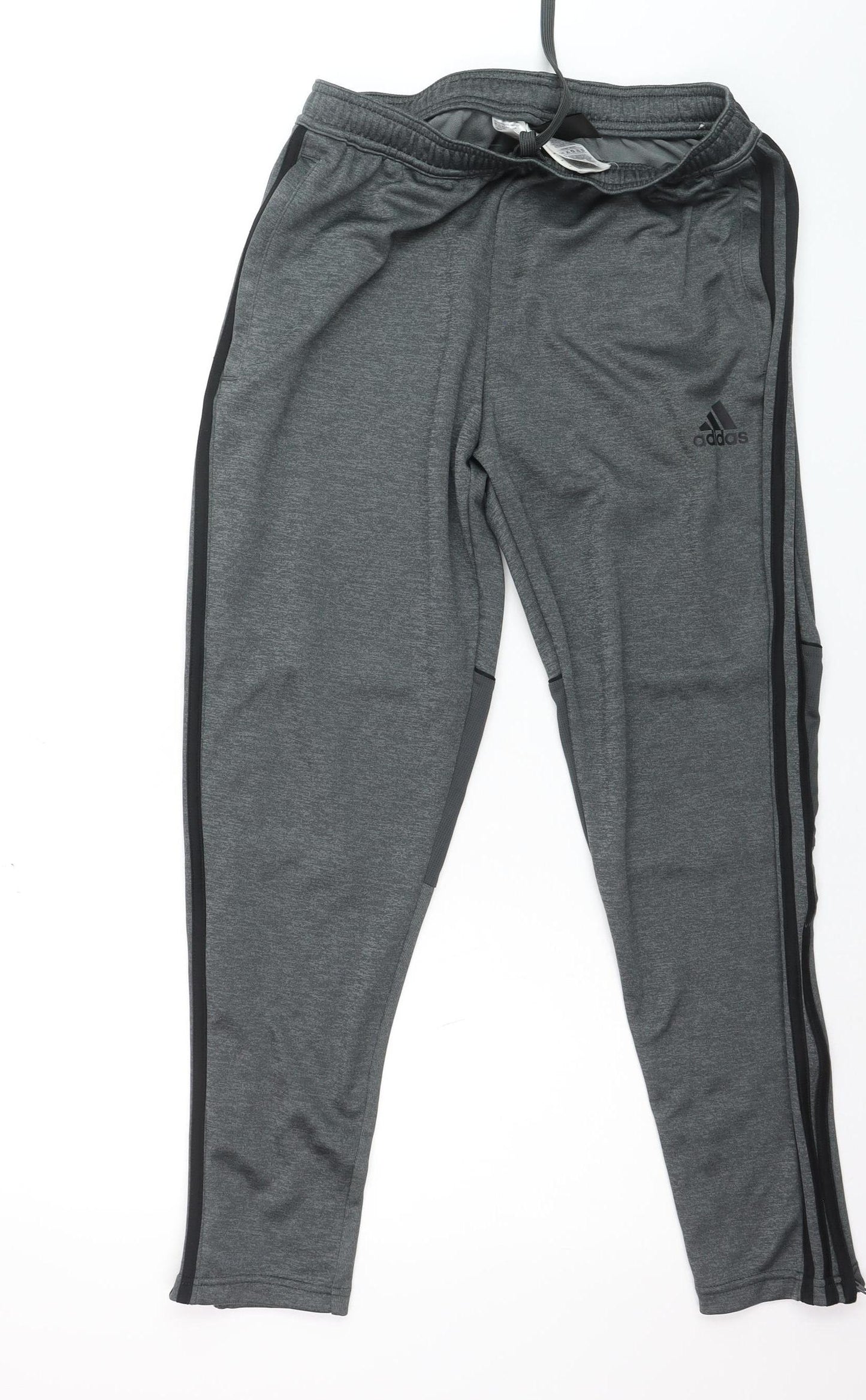 Adidas Men Grey Slim Fit Track Pants M Joggers Activewear