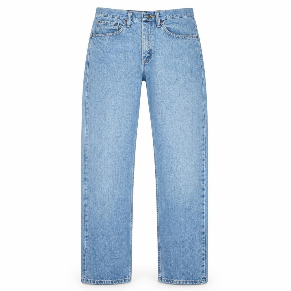 Wrangler Men's Blue Straight Leg Denim Jeans 31x32 Regular Fit