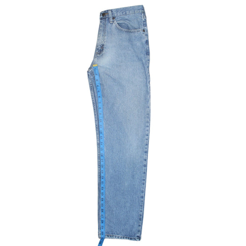 Wrangler Men's Blue Straight Leg Denim Jeans 31x32 Regular Fit