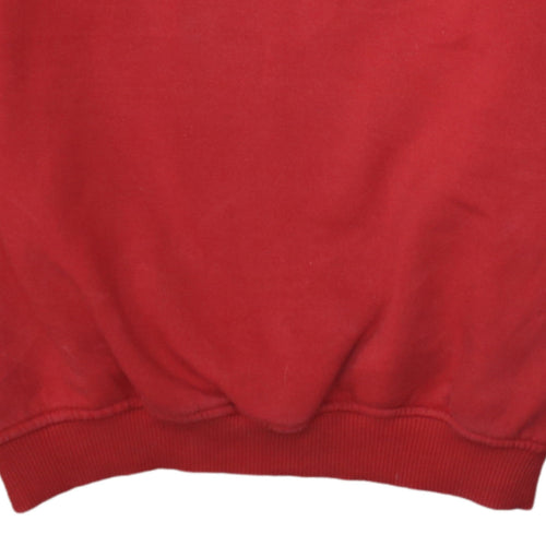 FILA Men's Red XL Pullover Crew Neck Sweatshirt Retro Sports Style