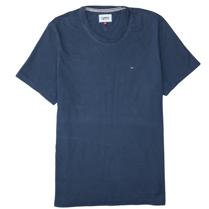 Tommy Jeans Men's Blue 2XL Cotton Crew Neck T-Shirt