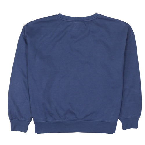 Disney Primark Cares Womens Blue Stitch Sweatshirt L 14/16 Pullover