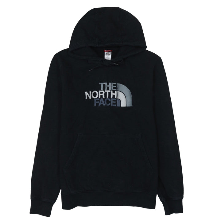 The North Face Mens Black Pullover Hoodie L Logo Fleece Sweatshirt