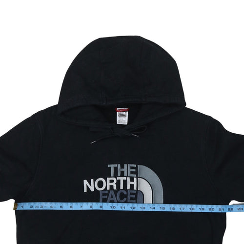 The North Face Mens Black Pullover Hoodie L Logo Fleece Sweatshirt