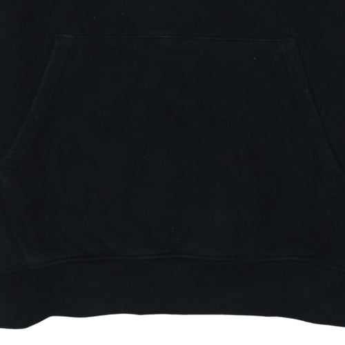 The North Face Mens Black Pullover Hoodie L Logo Fleece Sweatshirt