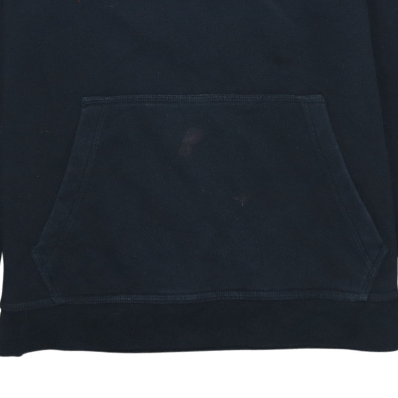 Nike Boys Black XL Pullover Hoodie with Logo Print