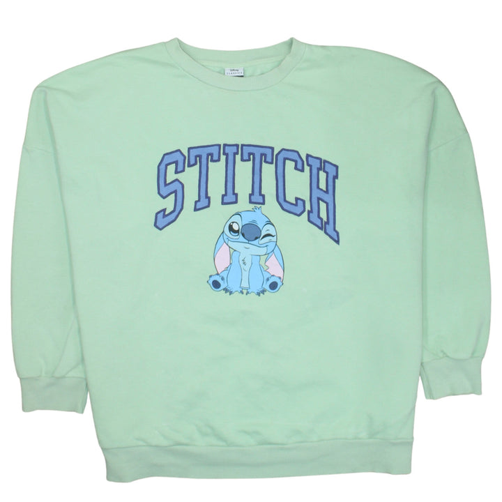 Disney Classics at George Women’s Mint Green Stitch Sweatshirt 2XL 24-26