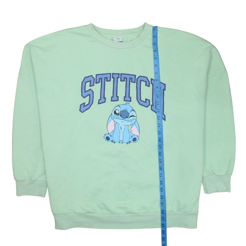 Disney Classics at George Women’s Mint Green Stitch Sweatshirt 2XL 24-26