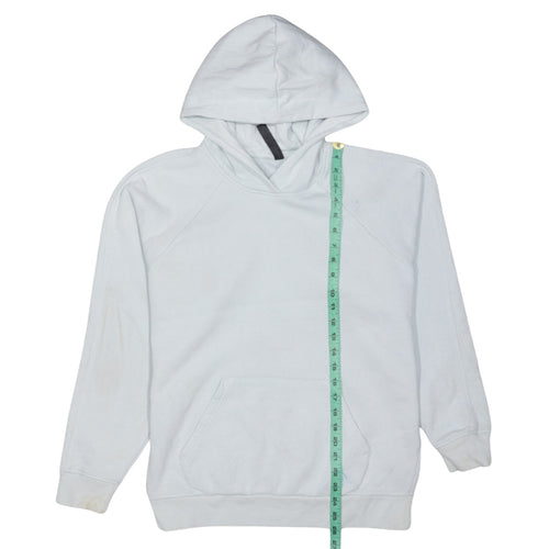 Adidas Womens Light Blue Pullover Hoodie XS Cotton Blend