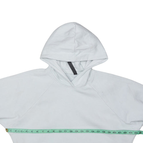 Adidas Womens Light Blue Pullover Hoodie XS Cotton Blend