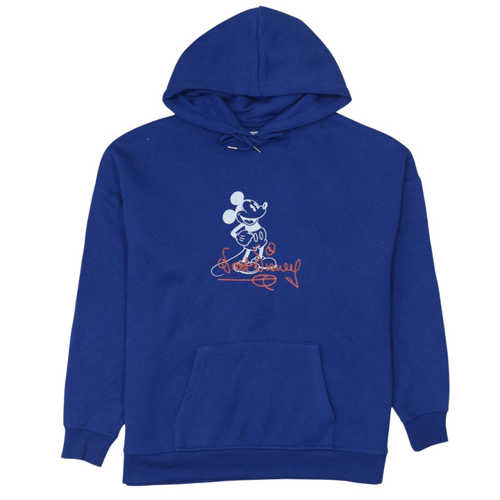 Primark Disney Blue Mickey Mouse Pullover Hoodie XS Unisex Adults