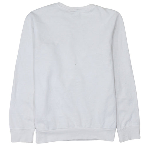 Champion Boys White Sweatshirt XL 13-14 Years Crew Neck Long Sleeve Pullover