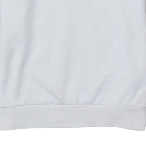 Champion Boys White Sweatshirt XL 13-14 Years Crew Neck Long Sleeve Pullover