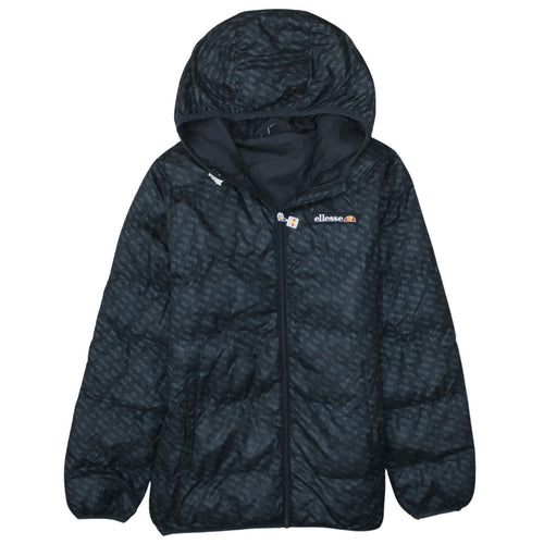 Ellesse Girls Black 12-13 Years Hooded Puffer Jacket