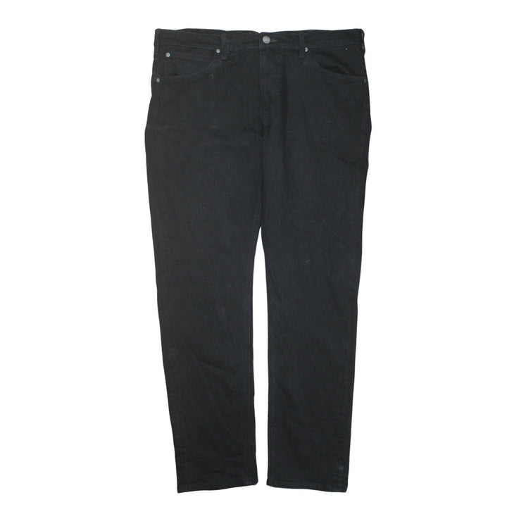 Lee Men's Black Daren Zip Fly Straight Denim Jeans W38 L32