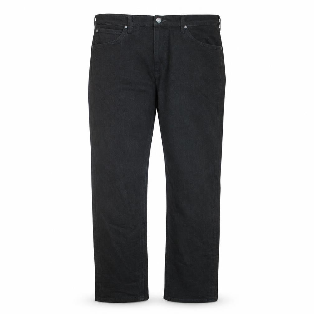 Lee Men's Black Daren Zip Fly Straight Denim Jeans W38 L32