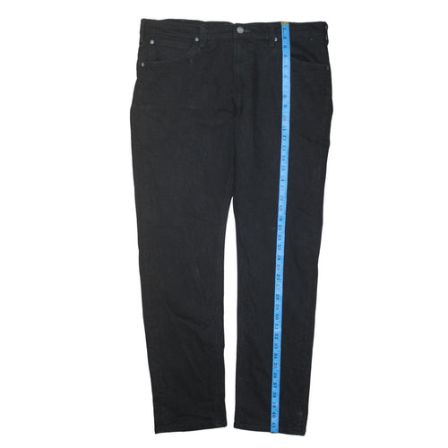 Lee Men's Black Daren Zip Fly Straight Denim Jeans W38 L32