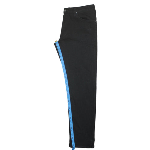 Lee Men's Black Daren Zip Fly Straight Denim Jeans W38 L32
