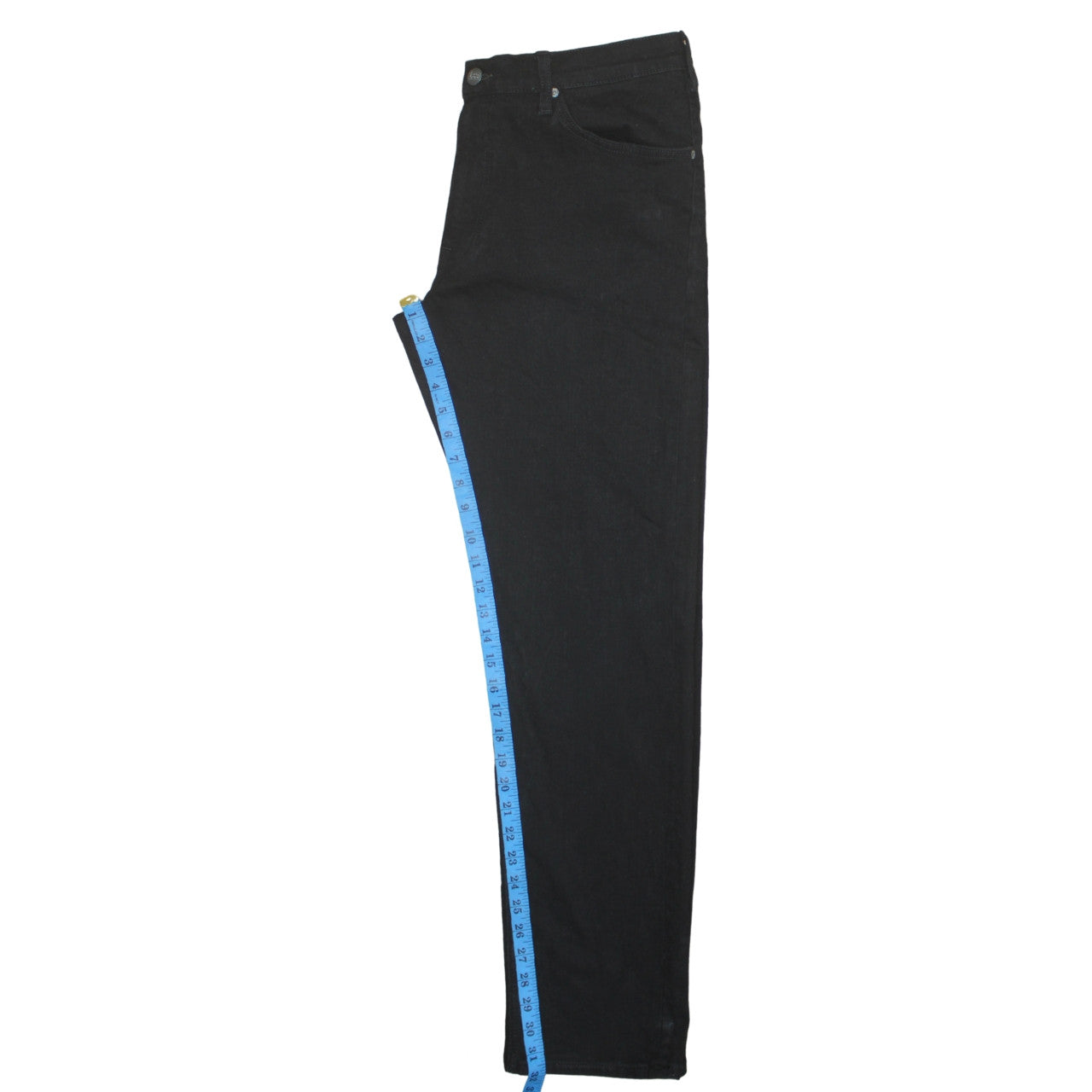 Lee Men's Black Daren Zip Fly Straight Denim Jeans W38 L32