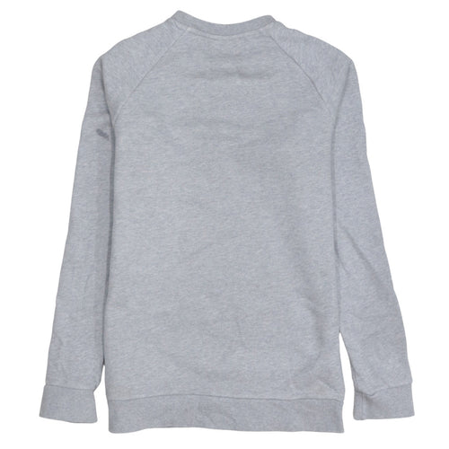 adidas Men's Grey XS Pullover Logo Sweatshirt