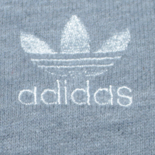 adidas Men's Grey XS Pullover Logo Sweatshirt