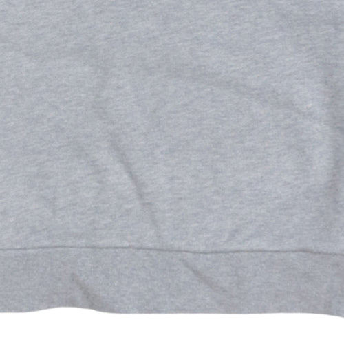 adidas Men's Grey XS Pullover Logo Sweatshirt