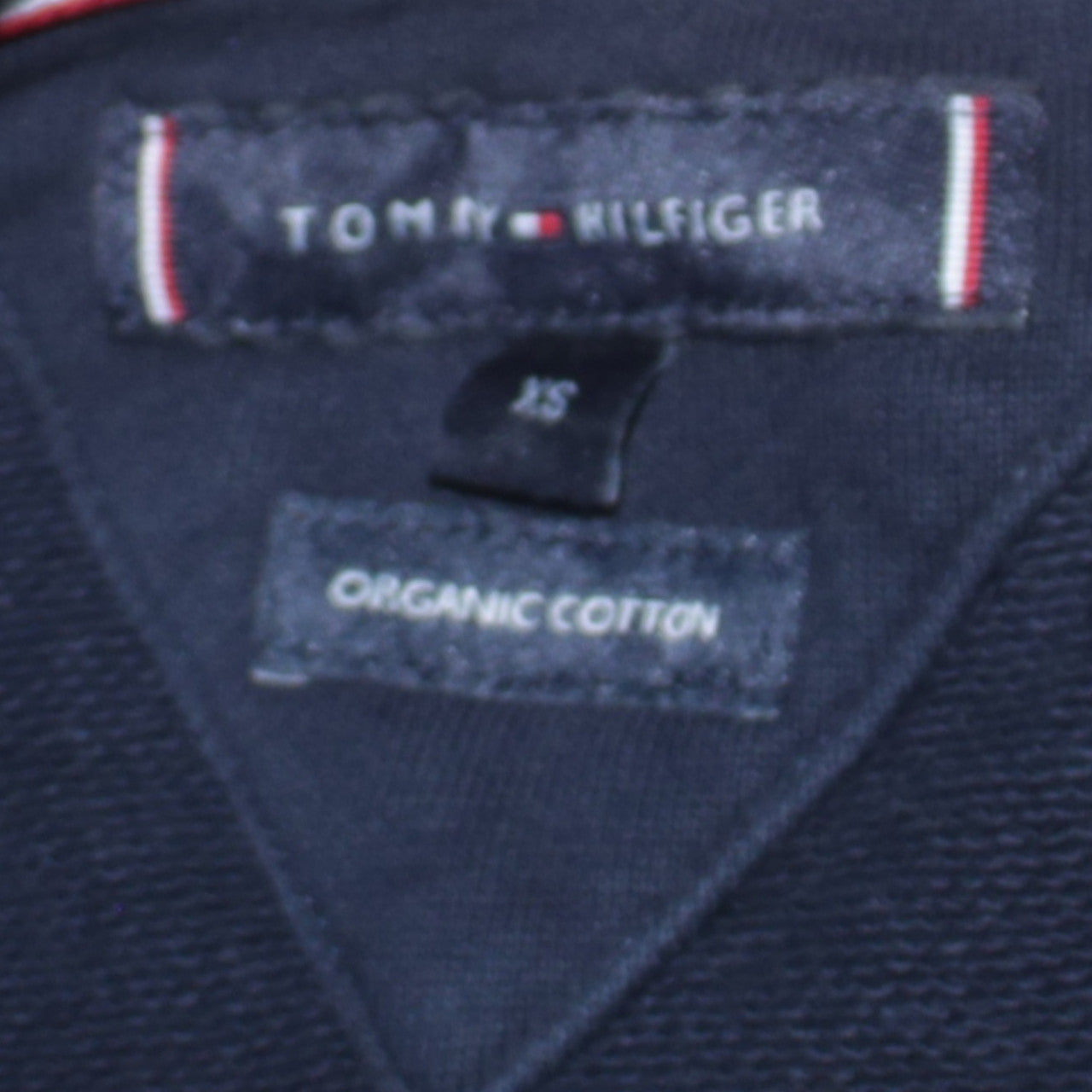 Tommy Hilfiger Men's Blue XS Pullover Hoodie Embroidered Logo