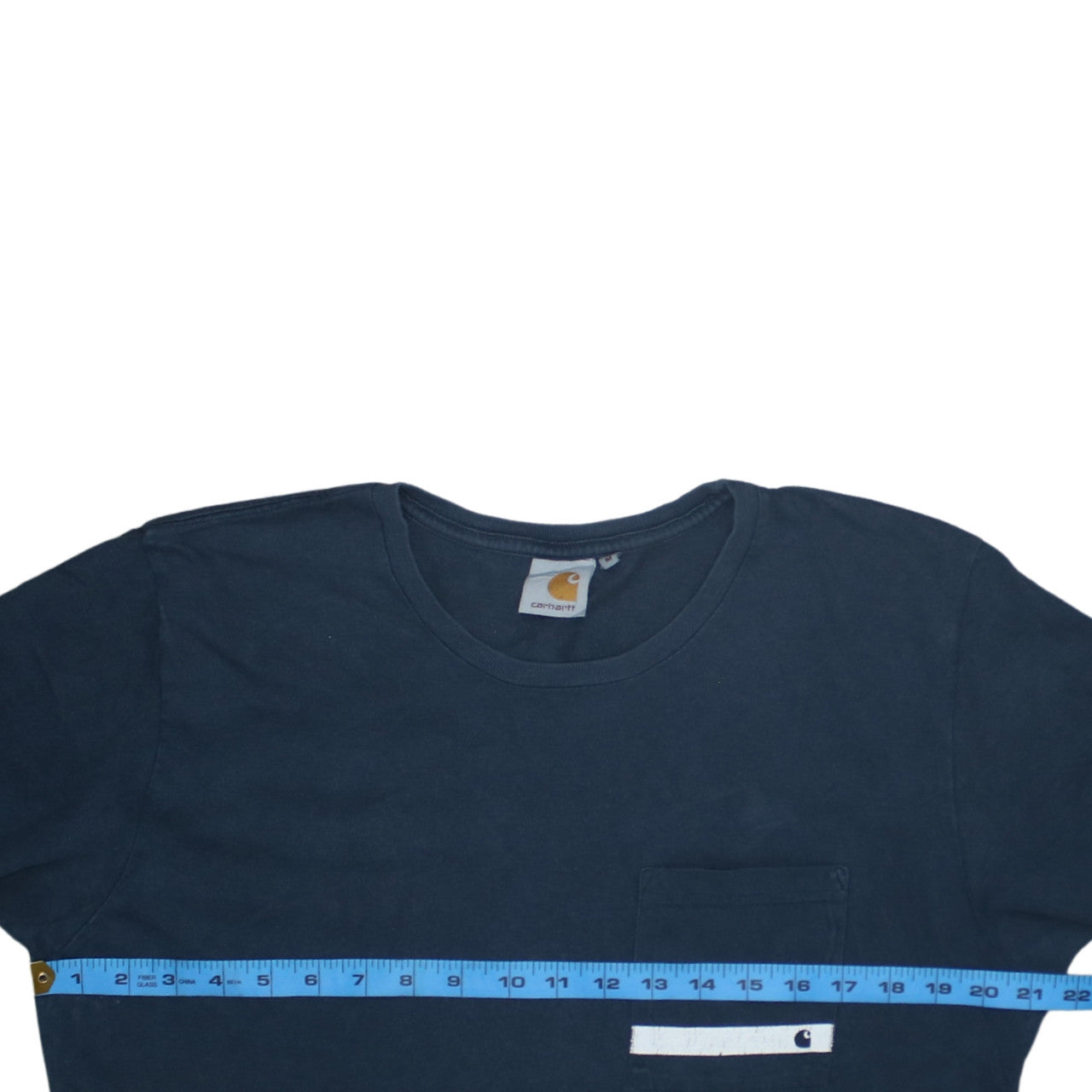 Carhartt Men's Blue Regular Fit Crew Neck Short Sleeve Cotton T-Shirt M