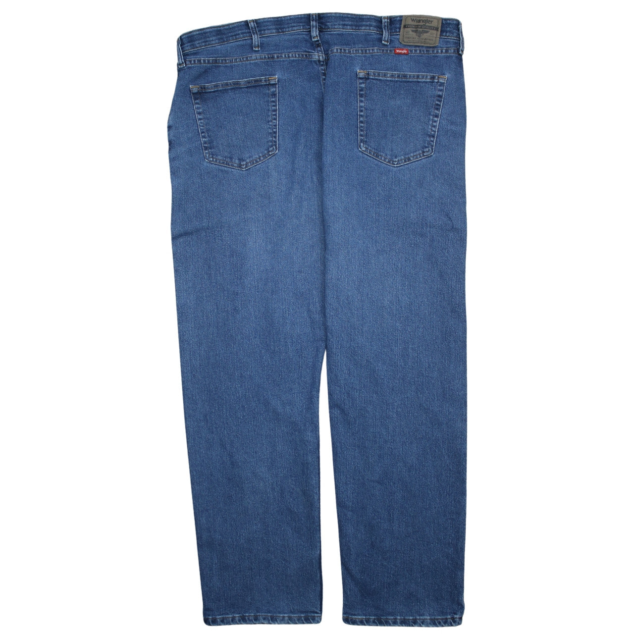 Wrangler Men Blue 44x30 Regular Fit Straight Denim Jeans