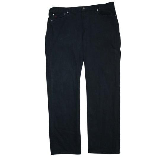 Ralph Lauren Men’s Black Straight Jeans 38x32 Hudson Wash Classic Fit