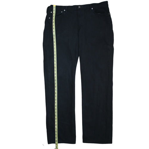 Ralph Lauren Men’s Black Straight Jeans 38x32 Hudson Wash Classic Fit