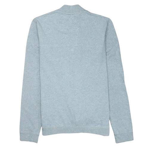 Nike Women Grey Full Zip Sweatshirt Small Cotton Casual