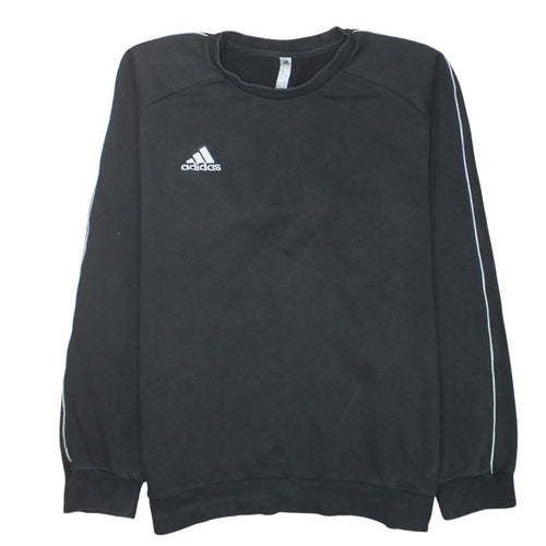 Adidas Men's Black XL Crew Neck Pullover Sweatshirt Sports Style