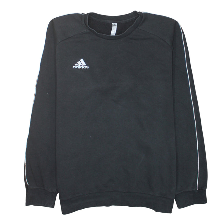 Adidas Men's Black XL Crew Neck Pullover Sweatshirt Sports Style