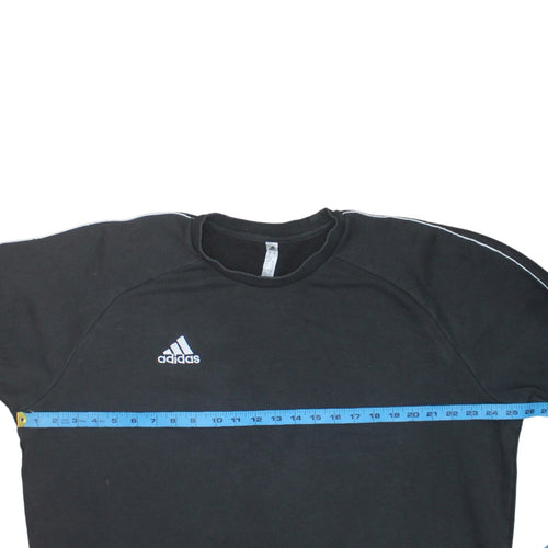 Adidas Men's Black XL Crew Neck Pullover Sweatshirt Sports Style