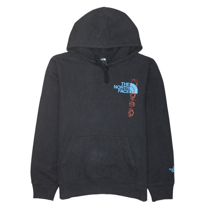 The North Face Men's Black Pullover Hoodie M Graphic Logo Outdoor