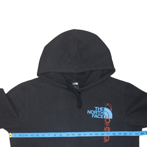 The North Face Men's Black Pullover Hoodie M Graphic Logo Outdoor