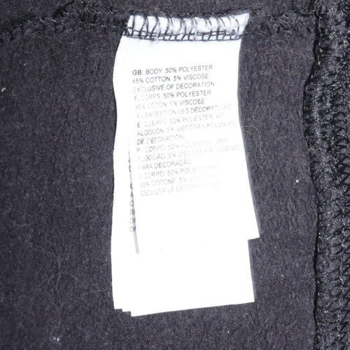 The North Face Men's Black Pullover Hoodie M Graphic Logo Outdoor