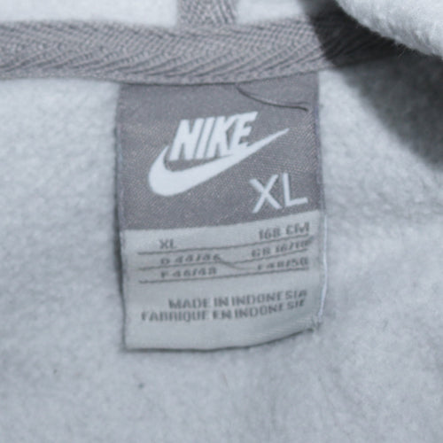 Nike Women’s Grey XL Pullover Hoodie Jumper Classic Logo Sweatshirt