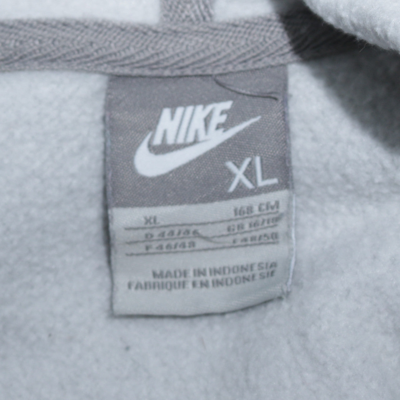 Nike Women’s Grey XL Pullover Hoodie Jumper Classic Logo Sweatshirt