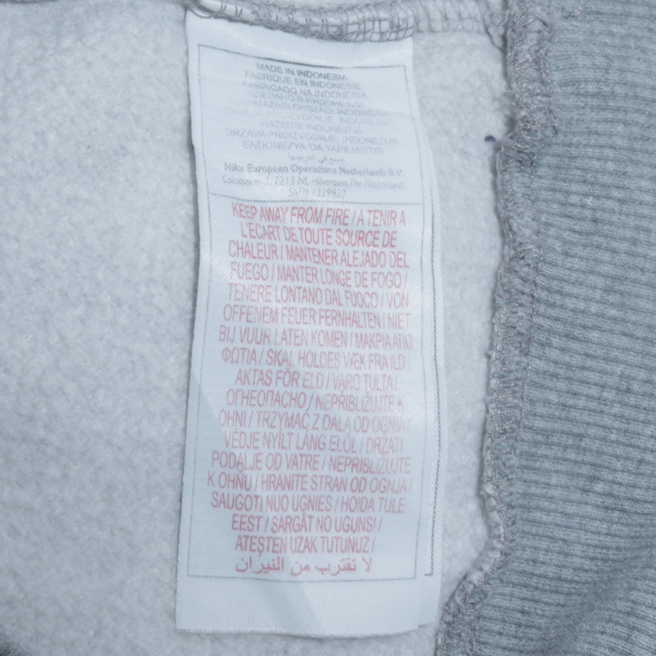 Nike Women’s Grey XL Pullover Hoodie Jumper Classic Logo Sweatshirt