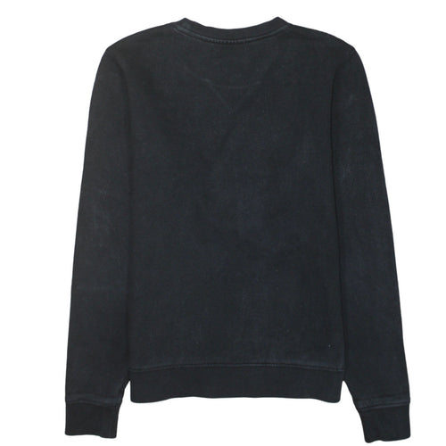 Lacoste Sport Womens Black XS Pullover Sweatshirt Cotton Blend