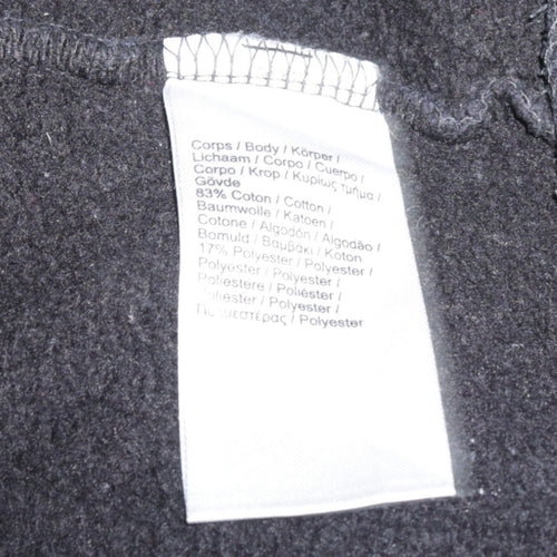 Lacoste Sport Womens Black XS Pullover Sweatshirt Cotton Blend