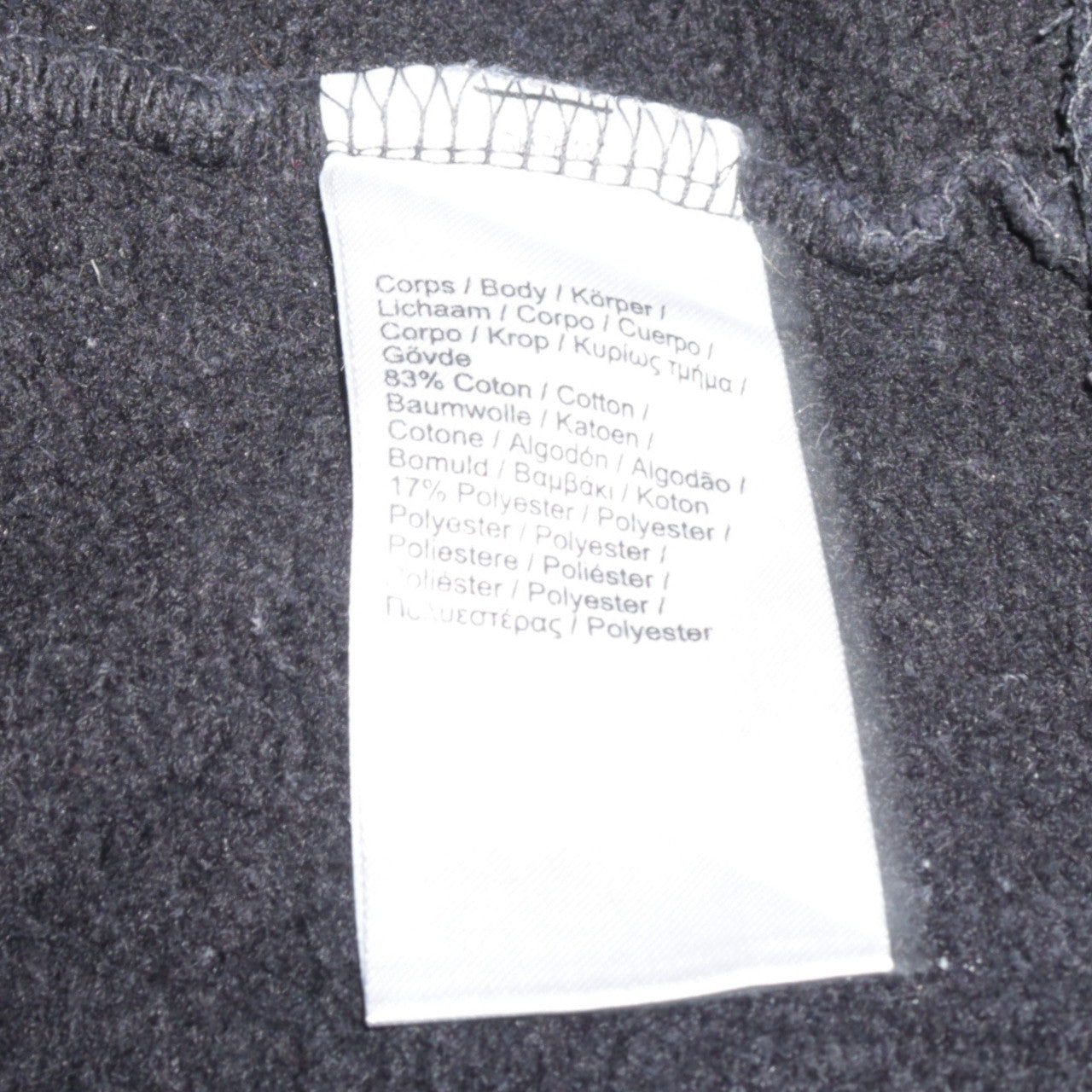 Lacoste Sport Womens Black XS Pullover Sweatshirt Cotton Blend