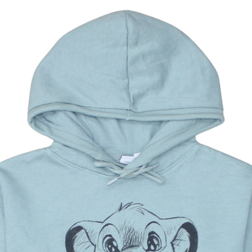 Disney Primark Cares Women Blue Simba Pullover Hoodie 2XS